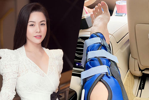 Nhật Kim Anh ngã rách dây chằng