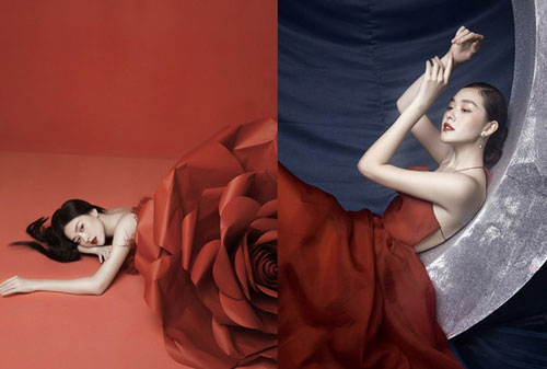 Á hậu Tường San đẹp hút hồn trong bộ ảnh Trung thu