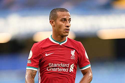 Thiago nghỉ 2 trận, kịp trở lại ở derby Merseyside