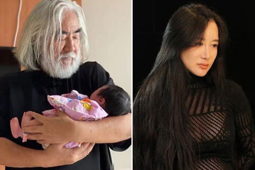 Tiêt lộ hình ảnh con gái mới sinh của 'ông trùm' U70 phim võ hiệp Kim Dung