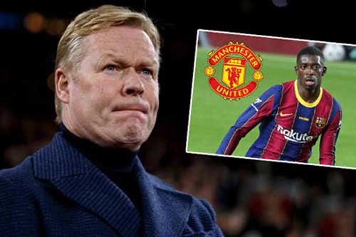 Koeman "úp mở" về chuyện Dembele sang M.U