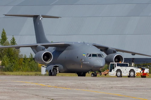 Nguyên mẫu thử nghiệm máy bay vận tải hạng trung An-178 của Ukraine. Ảnh: Defence Blog.