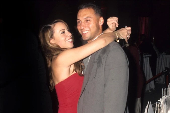 Mariah và Derek Jeter.