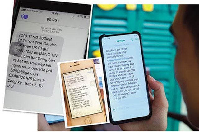 Từ 1/10, gửi tin nhắn, thư "rác" bị phạt 100 triệu đồng