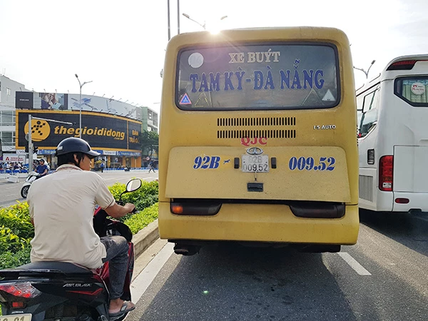 Từ ngày 1/10, các tuyến xe buýt liền kề với tỉnh Quảng Nam không đi vài khu vực nội thành Đà Nẵng