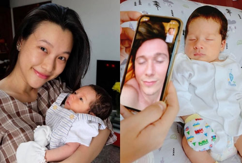 Hoàng Oanh hé lộ lễ đầy tháng của con lai Tây