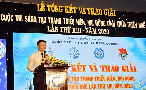 Thừa Thiên Huế: Trao giải Cuộc thi Sáng tạo Thanh thiếu niên và Nhi đồng năm 2020