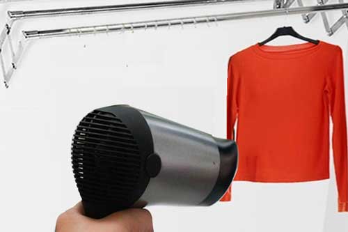 Máy sấy tóc không chỉ để sấy tóc, nó còn có những tác dụng ít ai ngờ tới