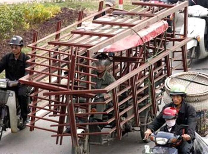 Siêu xe vận chuyển chỉ có ở Việt Nam.