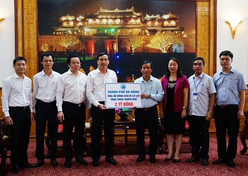 Đà Nẵng hỗ trợ Thừa Thiên Huế 2 tỷ đồng khắc phục hậu quả bão số 5
