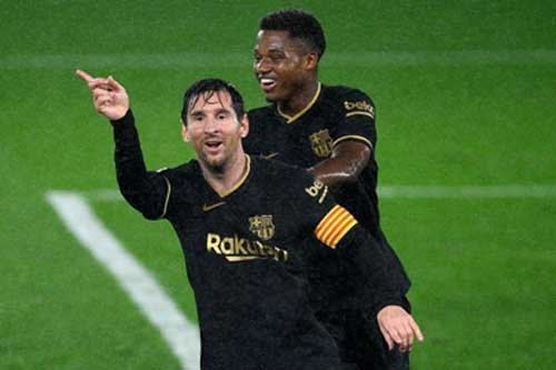 Ansu Fati, "quà Trung Thu" cho Messi