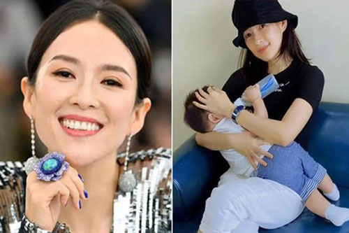 Chương Tử Di khoe ảnh con trai 8 tháng tuổi bụ bẫm, đáng chú ý là nhan sắc 'mẹ bỉm sữa' thứ thiệt