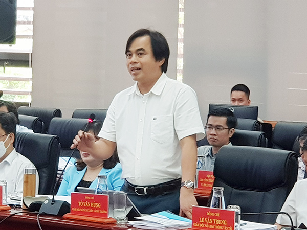 Ông Tô Văn Hùng, Giám đốc Sở TN-MT Đà Nẵng bày tỏ sự chưa đồng tình với kết quả xếp loại DDCI Đà Nẵng 2019