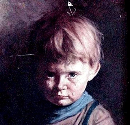 Chân dung bức tranh 'Cậu bé khóc' với rất nhiều hiện tượng bí ẩn