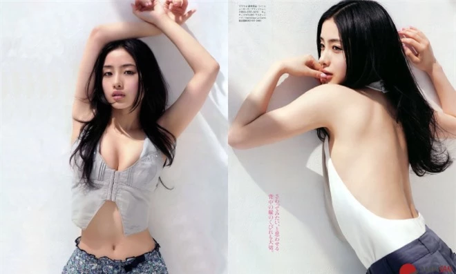 Vẻ gợi cảm của Satomi Ishihara.