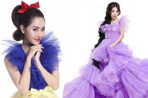 Tường Vi hoá Bạch Tuyết, Khổng Tú Quỳnh làm công chúa tóc mây