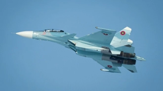 Không quân Armenia hiện chỉ có vỏn vẹn 4 tiêm kích Su-30SM có khả năng chiến đấu. Ảnh: TASS.