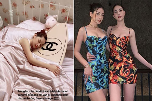 Thân chưa lâu, Ngọc Trinh đã chuyển thẳng cho Chi Pu 100 triệu mua chiếc ván hiệu mơ ước
