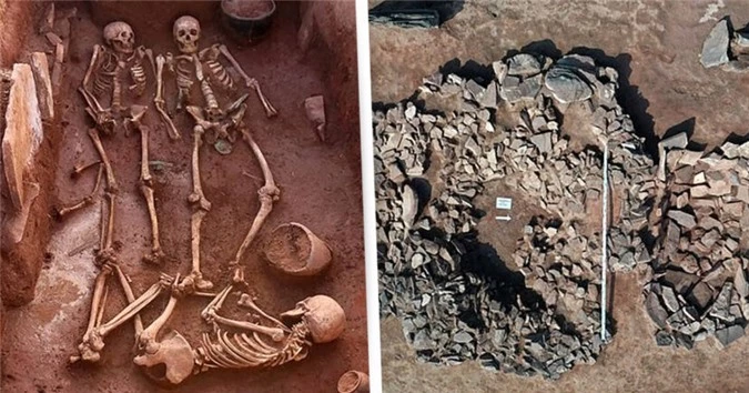 Bên trong ngôi mộ 2.500 tuổi của cặp đôi chiến binh cổ đại