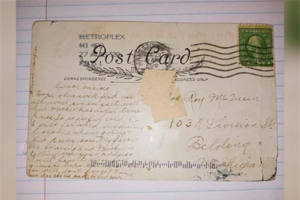 Choáng vì nhận được bức thư cổ gửi từ 100 năm trước