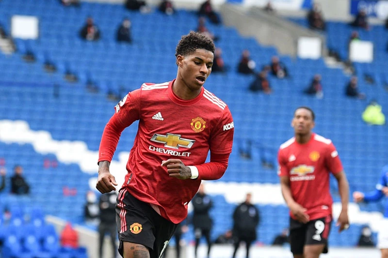 Tiền đạo: Marcus Rashford.