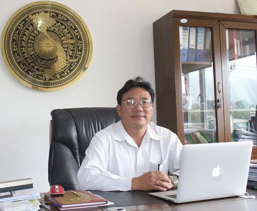 Ông Nguyễn Duy Đa, Chủ tịch HĐQT kiêm Giám đốc Công ty Cổ phần Viên Sơn.