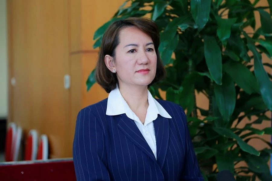 Bà Phạm Thị Xuân Hương, Chủ tịch HĐQT Công ty Dược Lâm Đồng.