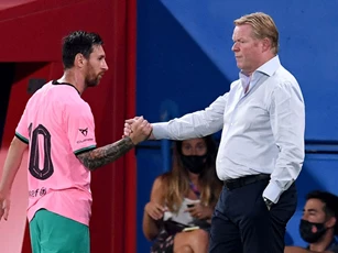 Messi được HLV Koeman tán dương vì sự chuyên nghiệp