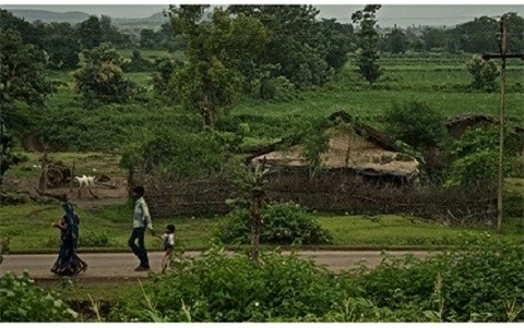 Hình ảnh ngôi làng "bị ma ám" tại Ấn Độ.