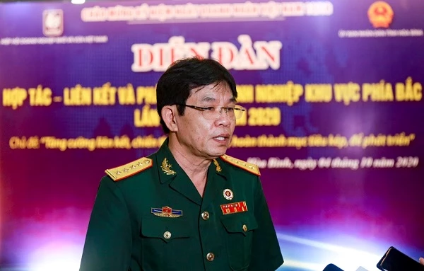 Ông Nguyễn Thành Biên, Phó Chủ tịch Hiệp hội Doanh nghiệp nhỏ và vừa tỉnh Hòa Bình.
