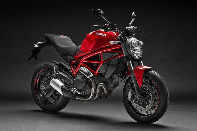 Ducati Monster 797 Red.