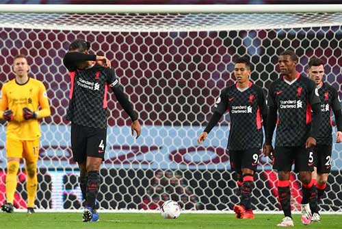 Những lý do Liverpool thua Aston Villa "sấp mặt"