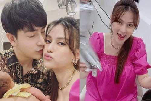 Thu Thủy tổ chức sinh nhật cho chồng trẻ