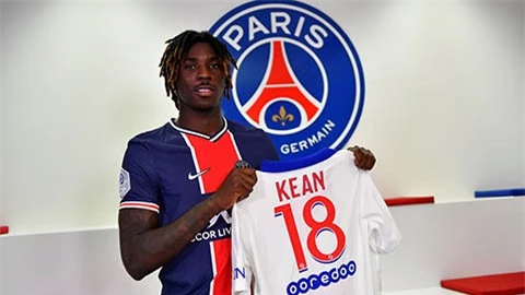 PSG mượn thành công Moise Kean từ Everton