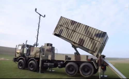 Hệ thống tên lửa đạn đạo chiến thuật LORA của Quân đội Azerbaijan. Ảnh: Topwar.