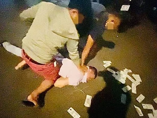Đặc nhiệm hình sự mật phục bắt nhóm đối tượng cho vay nặng lãi