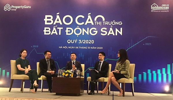 Báo cáo thị trường bất động sản quý 3/2020 diễn ra tại Hà Nội vào sáng ngày 6/10/2020.