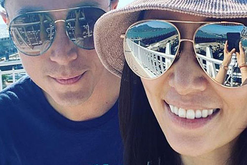 Lâm Tâm Như mặt mộc bên Hoắc Kiến Hoa