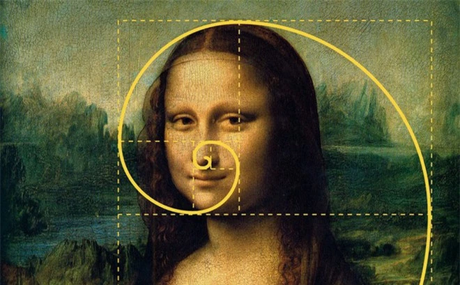Tỉ lệ vàng trên khuôn mặt Mona Lisa.