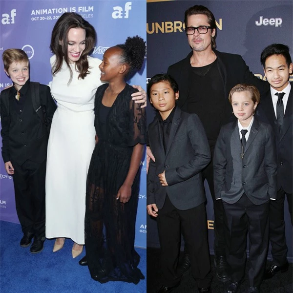 Brad Pitt mong muốn Angelina Jolie chia sẻ quyền nuôi con - Ảnh 2. Brad Pitt mong muốn Angelina Jolie chia sẻ quyền nuôi con - Ảnh 2.