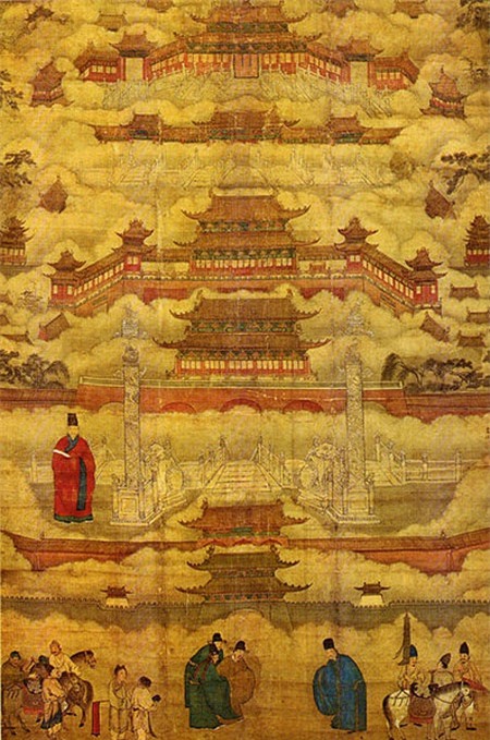 Tử Cấm Thành như mô tả trong một bức tranh thời nhà Minh.