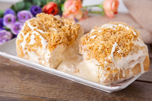 Ngon ‘ngất ngây’ với món bánh mì chà bông phô mai