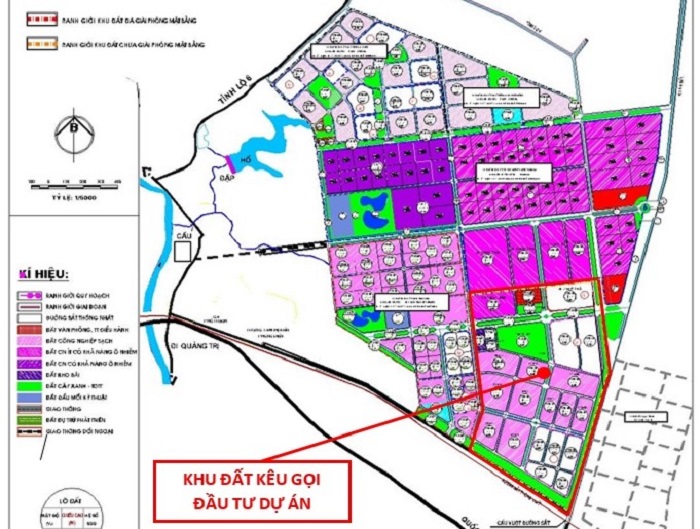 Vị trí khu đất tỉnh Thừa Thiên Huế kêu gọi đầu tư Dự án Đầu tư xây dựng và kinh doanh kết cấu hạ tầng kỹ thuật Khu A – Khu công nghiệp Phong Điền.