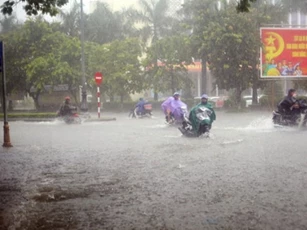 Miền Trung có mưa lớn tới 11/10
