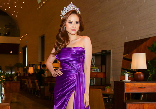 Hoa hậu Khánh Ngân tái xuất