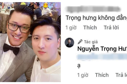 Chụp ảnh cùng Tuấn Hưng, Trọng Hưng bị chê không đẳng cấp và màn đáp trả tỉnh bơ