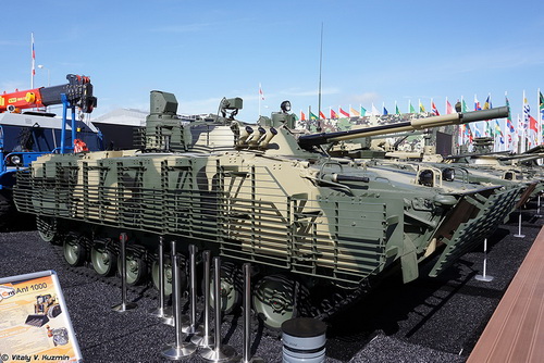 Xe chiến đấu bộ binh nâng cấp BMP-3M của Nga. Ảnh: TASS.