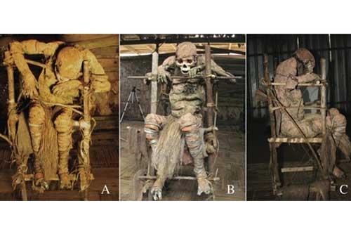 Tộc người dùng xác ướp hun khói để giao tiếp với linh hồn