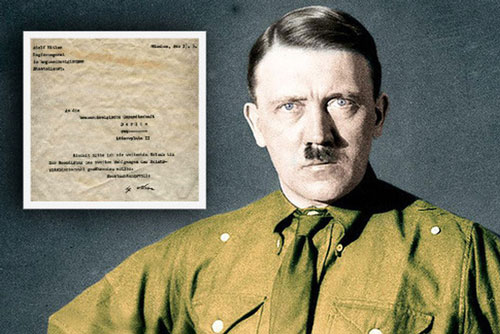 Bí ẩn đằng sau bức thư đầy lỗi đánh máy của trùm phát xít Hitler