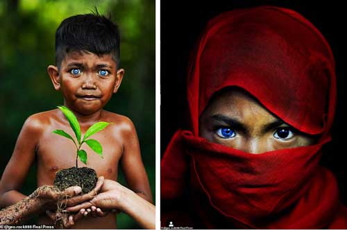 Bộ tộc kỳ bí ở Indonesia có đôi mắt màu xanh biếc